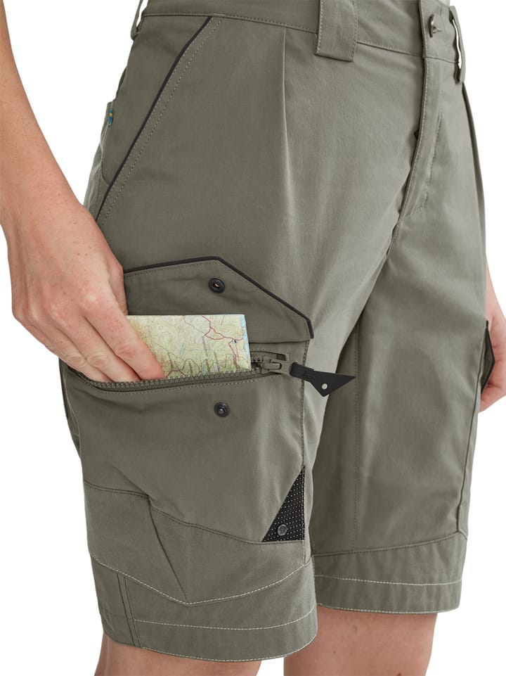 Klättermusen Grimner Shorts Women's Dusty Green-Dusty Green Klättermusen