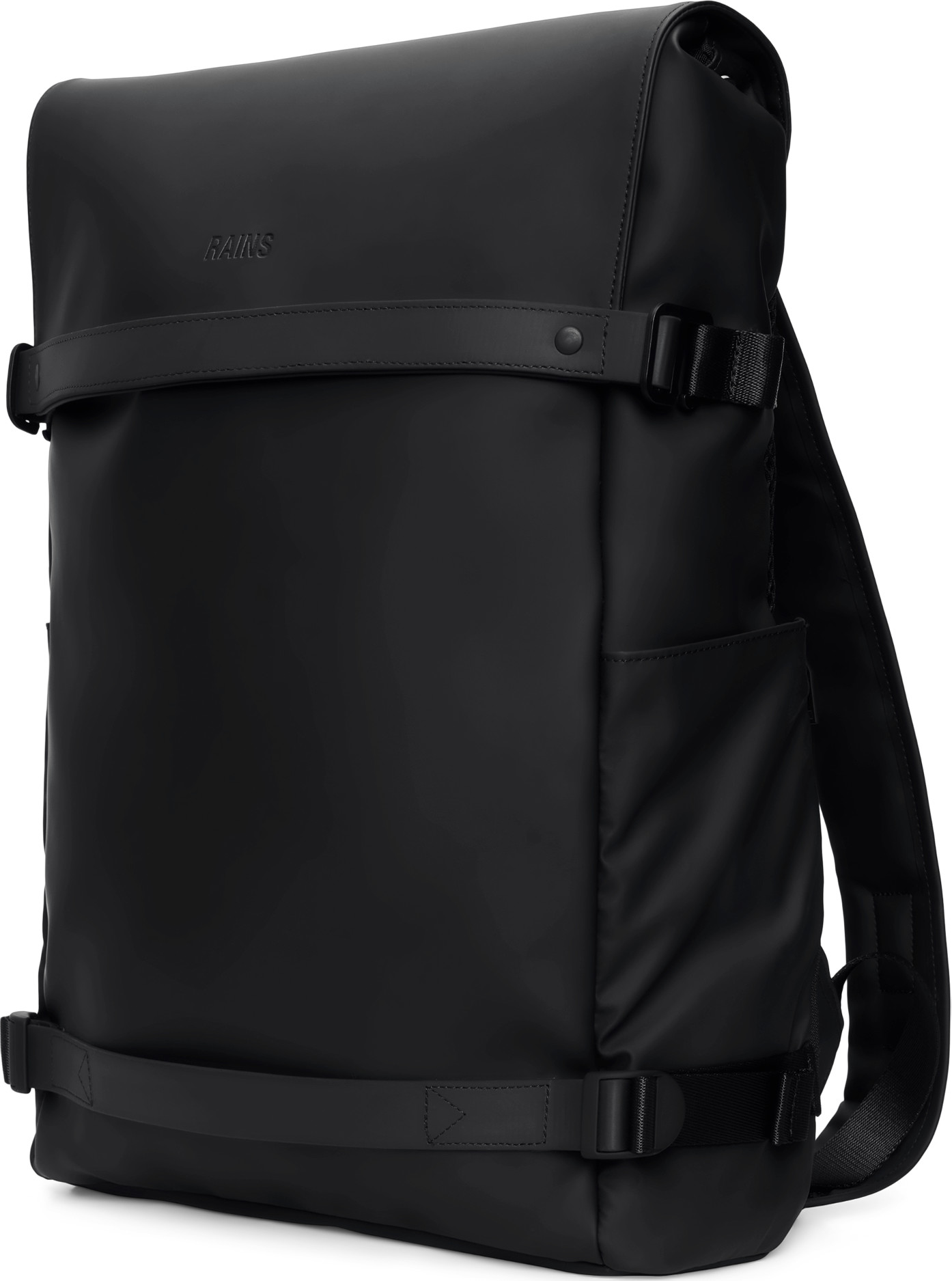 rains messenger backpack in black Bag  Waterproof Laptop Crossbody, Fits 16 inch, 2.8 gal this backpack is part of their MSN Bag series and comes in a sleek black color RAINS Messenger Cargo Bag Rains
