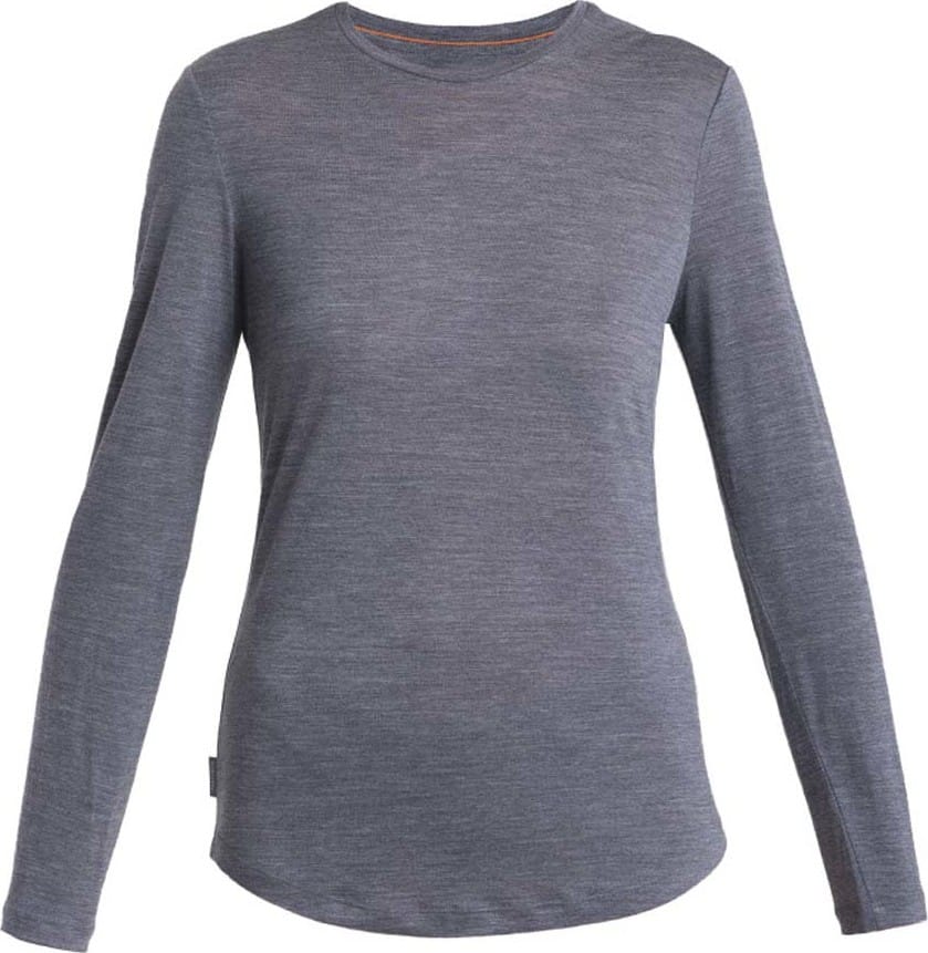 Icebreaker Women's Merino 125 Cool-Lite Sphere III Long Sleeve Tee Midnight Navy Heather