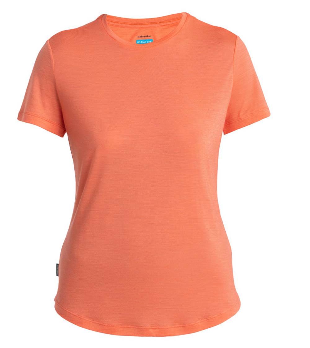 Icebreaker Women's Merino 125 Cool-Lite™ Sphere III Short Sleeve Tee Tang