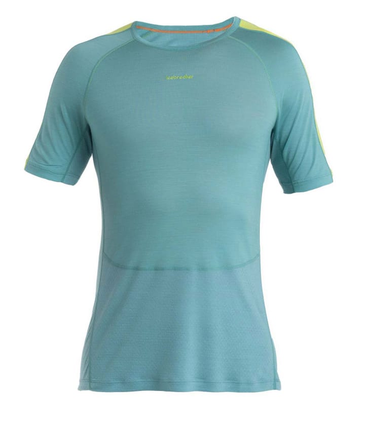 Icebreaker Men's 125 Zoneknit™ Short Sleeve Crewe Cloud Ray/Hyper/Cb Icebreaker