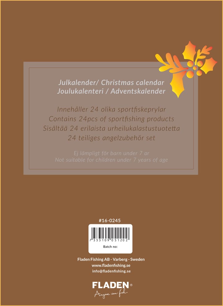 Fladen Julekalender 5.0 Premium Fladen
