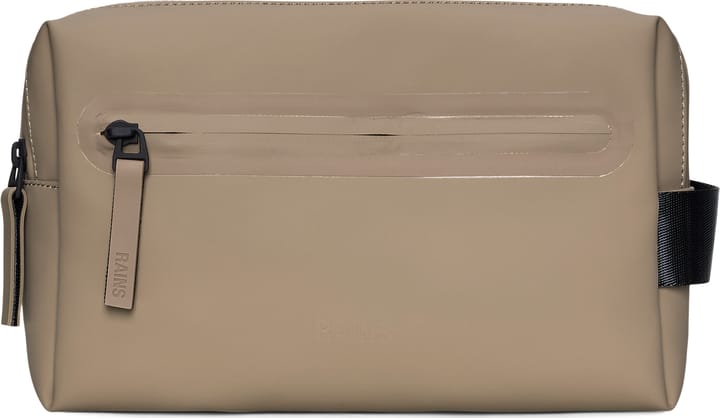 Rains 2 Zip Wash Bag W3 Beige Rains