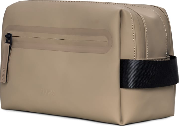 Rains 2 Zip Wash Bag W3 Beige Rains
