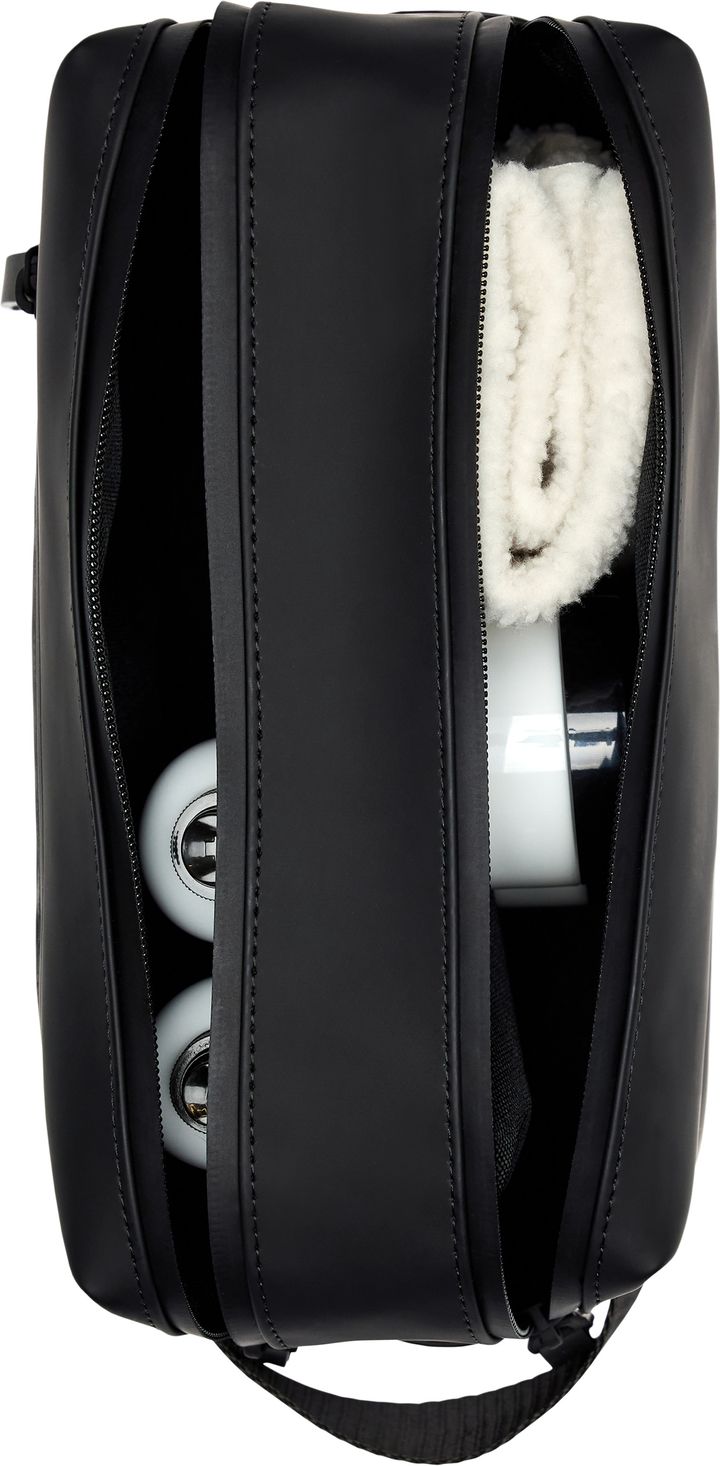 Rains 2 Zip Wash Bag W3 Black Rains