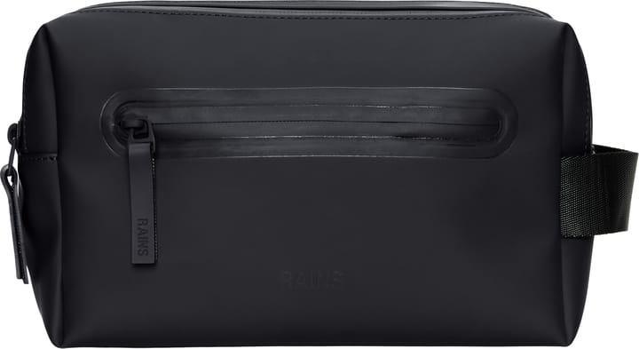 Rains 2 Zip Wash Bag W3 Black Rains