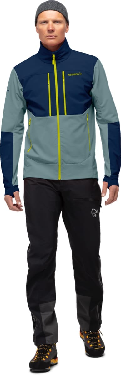 Norrøna Trollveggen Hiloflex200 Jacket M'S North Atlantic/Indigo Night Norrøna Norrøna Trollveggen Hiloflex200 Jacket M'S North Atlantic/Indigo Night Norrøna