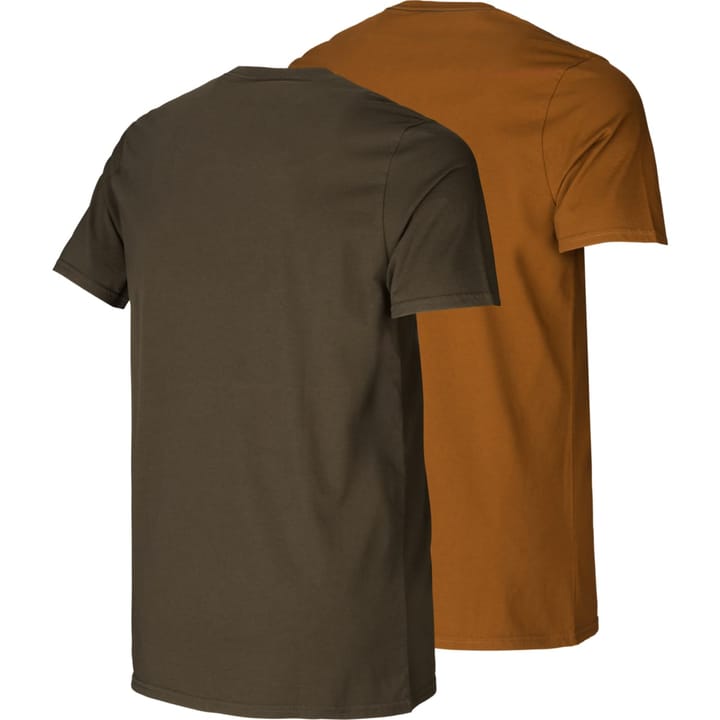 Härkila Graphic T-Shirt 2-Pack Willow Green/Rustique Clay Härkila