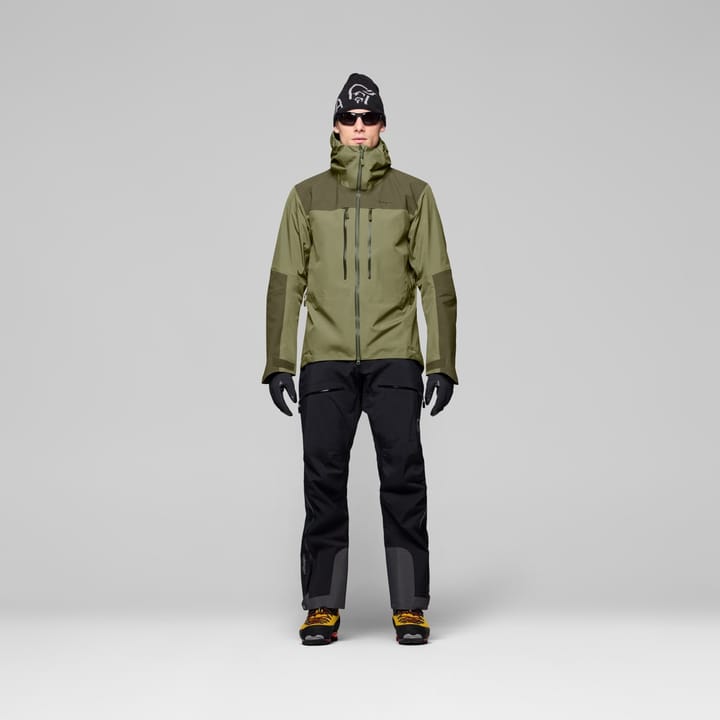 Norrøna Men's Trollveggen GORE-TEX Pro Light Jacket Olive Night/deep Lichen Green Norrøna