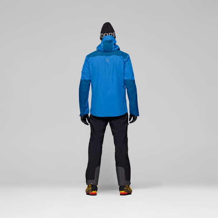 Norrøna Men's Trollveggen GORE-TEX Pro Light Jacket Brilliant Blue/dark Blue Norrøna