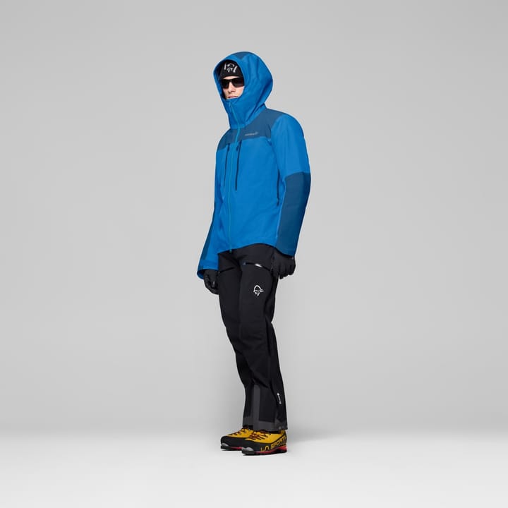 Norrøna Men's Trollveggen GORE-TEX Pro Light Jacket Brilliant Blue/dark Blue Norrøna