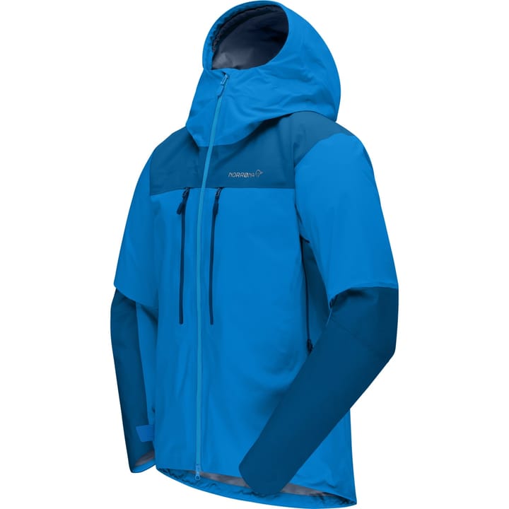 Norrøna Men's Trollveggen GORE-TEX Pro Light Jacket Brilliant Blue/dark Blue Norrøna