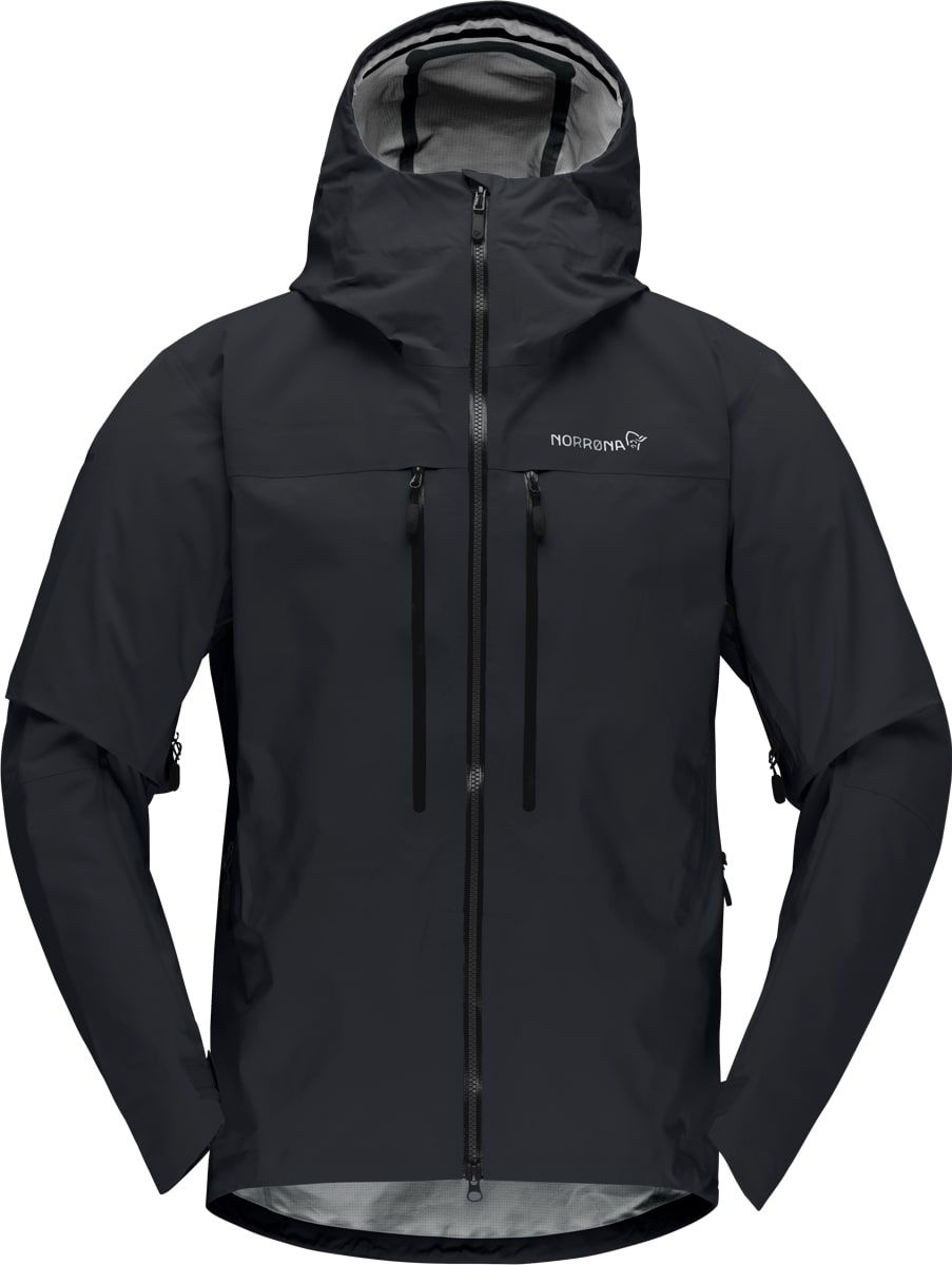 Norrøna Men's Trollveggen GORE-TEX Pro Light Jacket Caviar Black