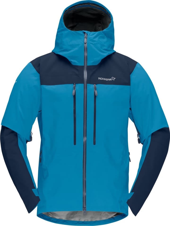 Norrøna Men's Trollveggen Gore-Tex Pro Light Jacket Hawaiian surf/Indigo Night Norrøna