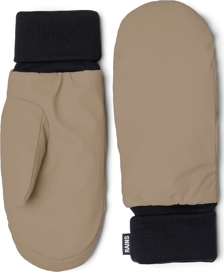 Rains Puffer Mittens Beige Rains