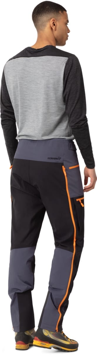 Norrøna Trollveggen Flex1 Pants M's Cool Black/Orange Popsicle Norrøna Norrøna Trollveggen Flex1 Pants M's Cool Black/Orange Popsicle Norrøna