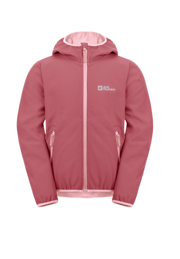 Kids' Fourwinds Jacket Soft Pink Jack Wolfskin