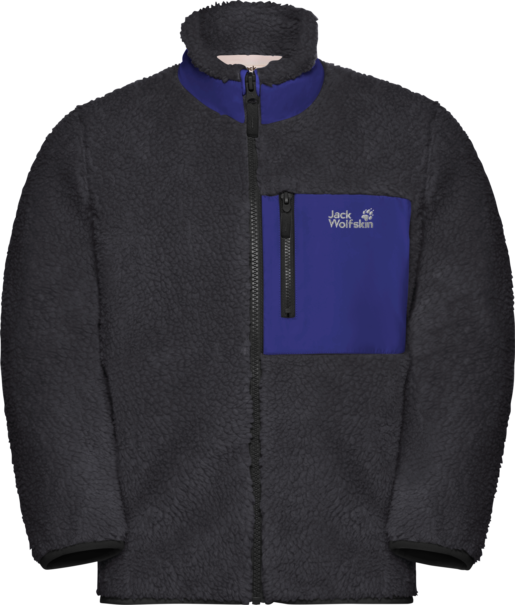 Jack Wolfskin Kids' Ice Curl Jacket Phantom / Glow Ink