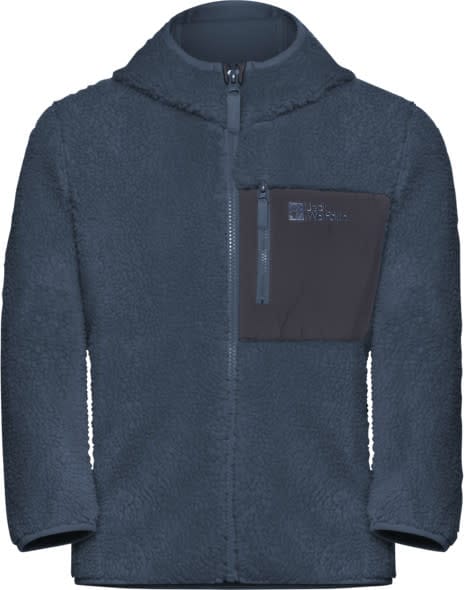 Jack Wolfskin Kids' Ice Curl Hood Jacket Midnight Sky Jack Wolfskin