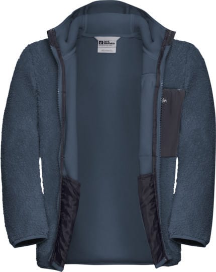 Jack Wolfskin Kids' Ice Curl Hood Jacket Midnight Sky Jack Wolfskin Jack Wolfskin Kids' Ice Curl Hood Jacket Midnight Sky Jack Wolfskin