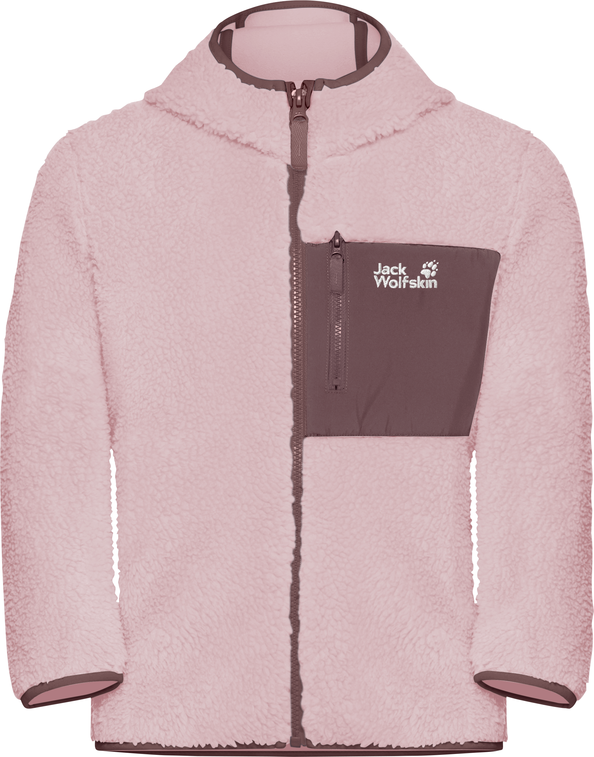 Jack Wolfskin Kids' Ice Curl Hood Jacket Dusty Blush