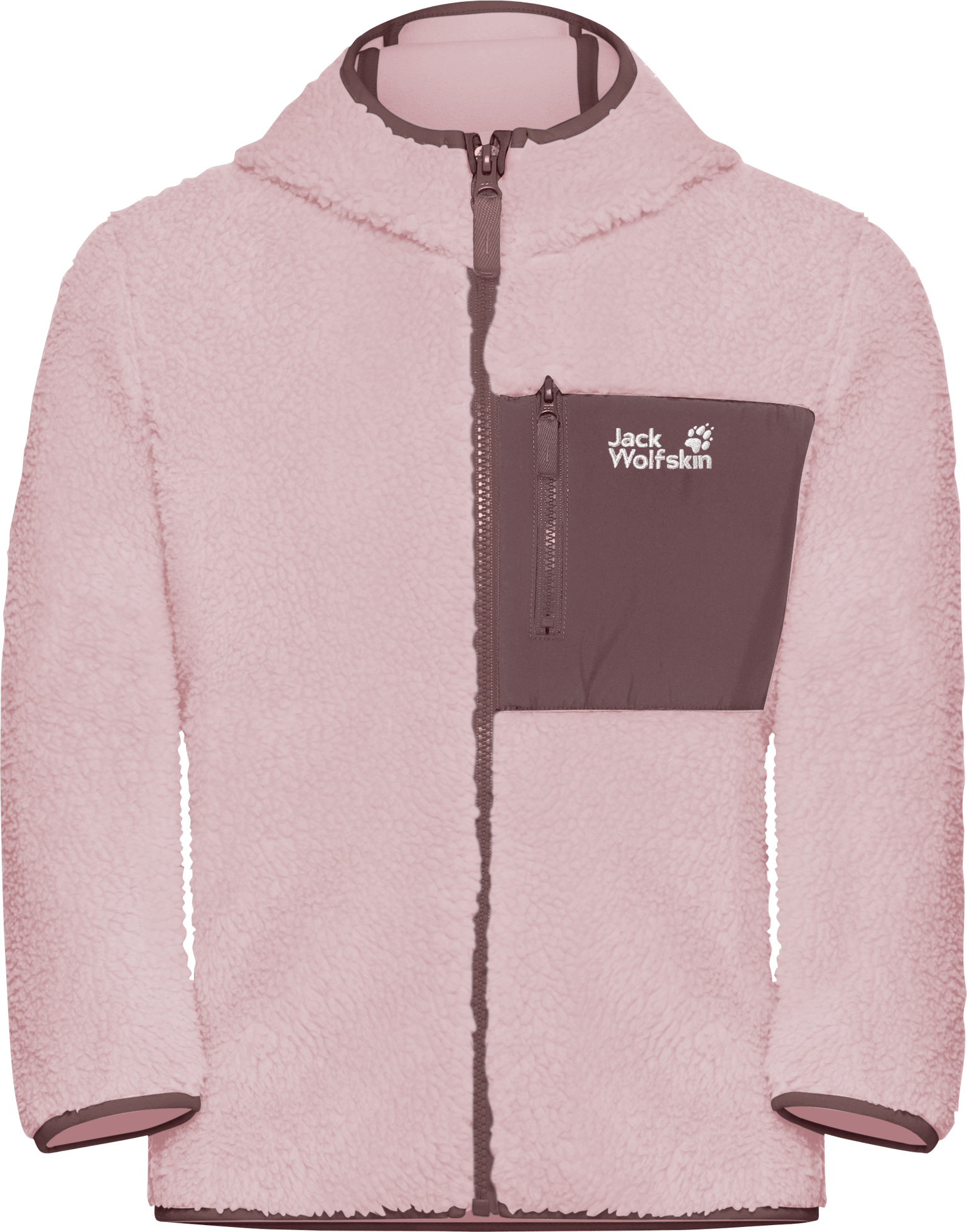 Jack Wolfskin Kids' Ice Curl Hood Jacket Dusty Blush