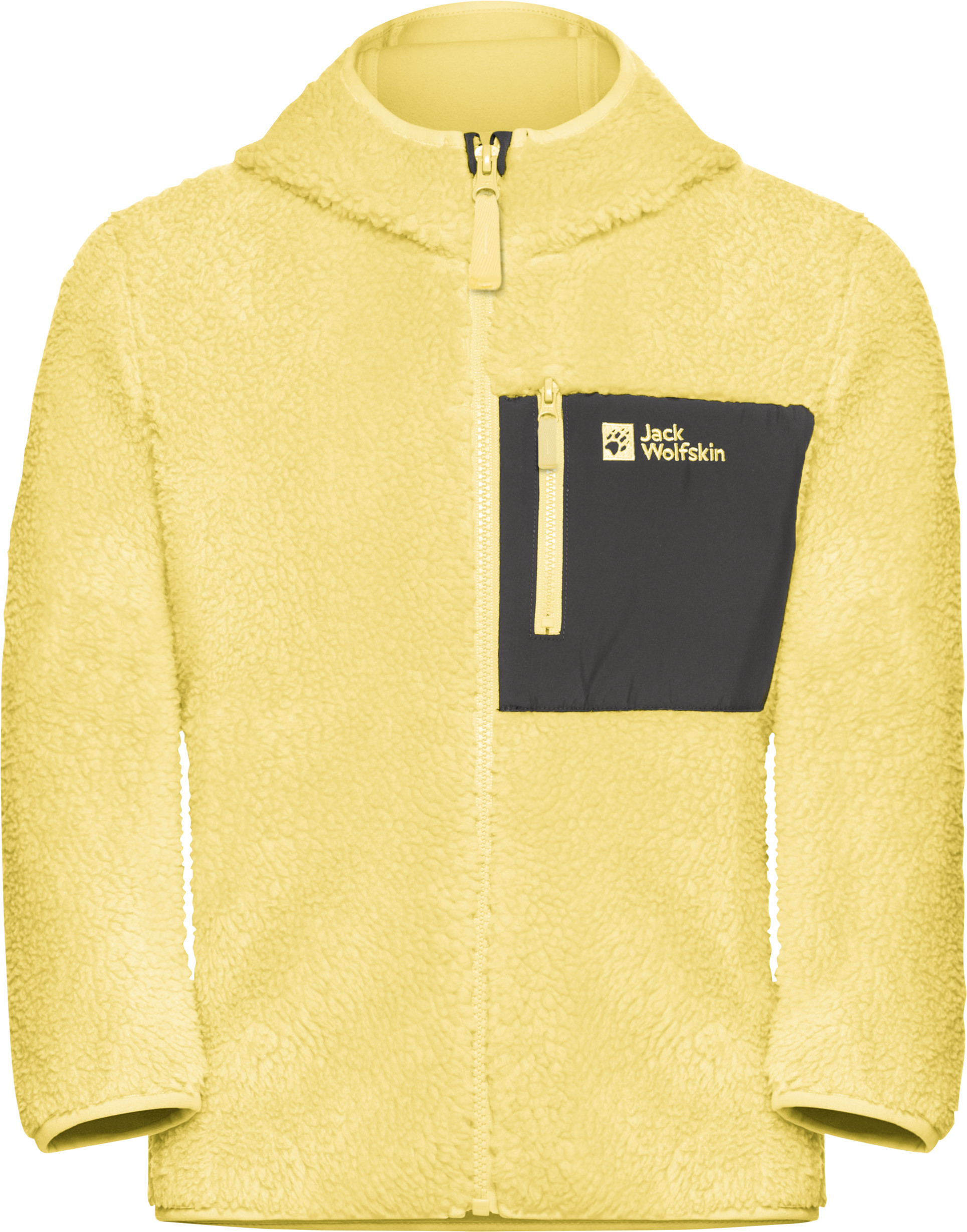 Jack Wolfskin Kids' Ice Curl Hood Jacket Lemon Ice