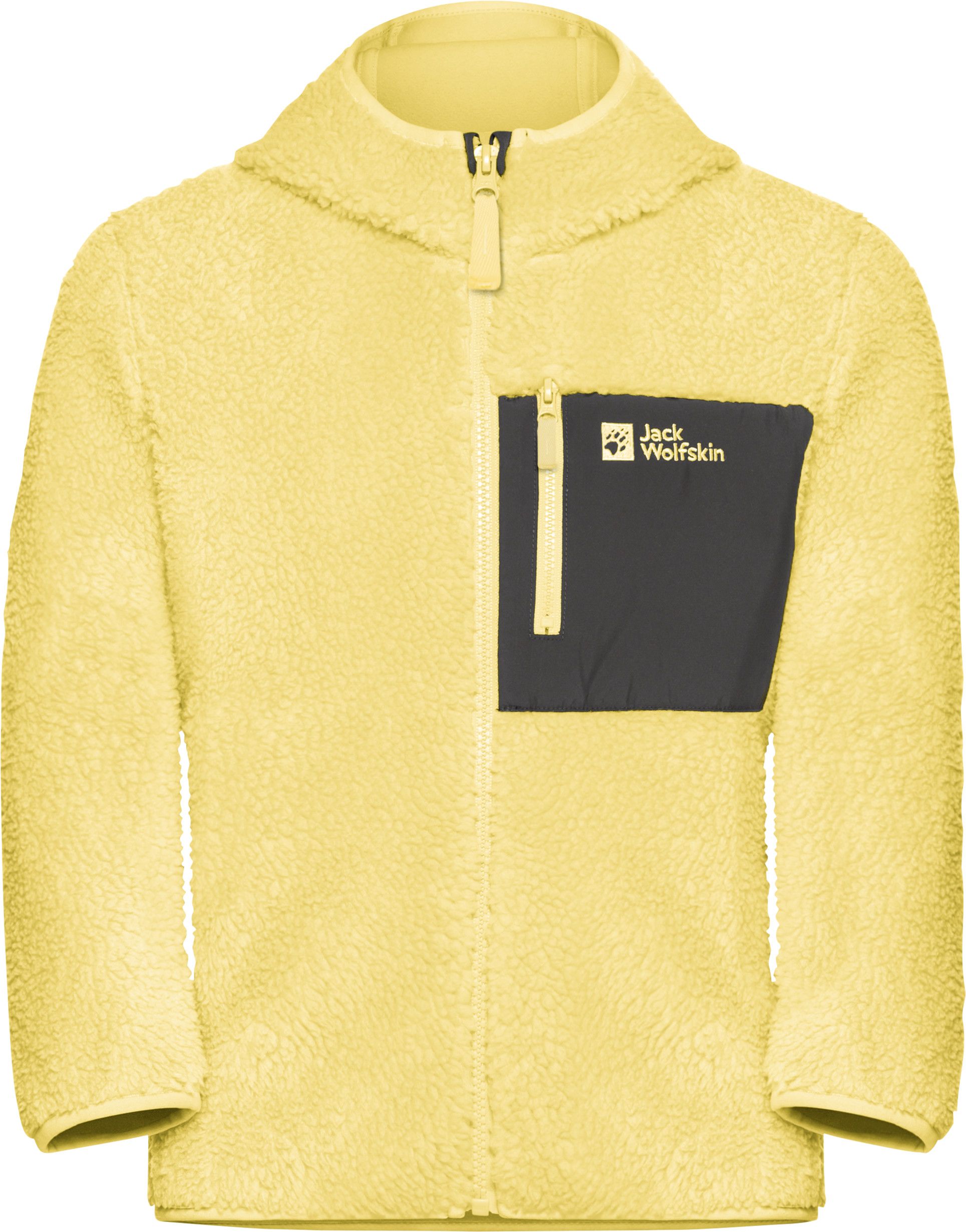 Jack Wolfskin Kids' Ice Curl Hood Jacket Lemon Ice