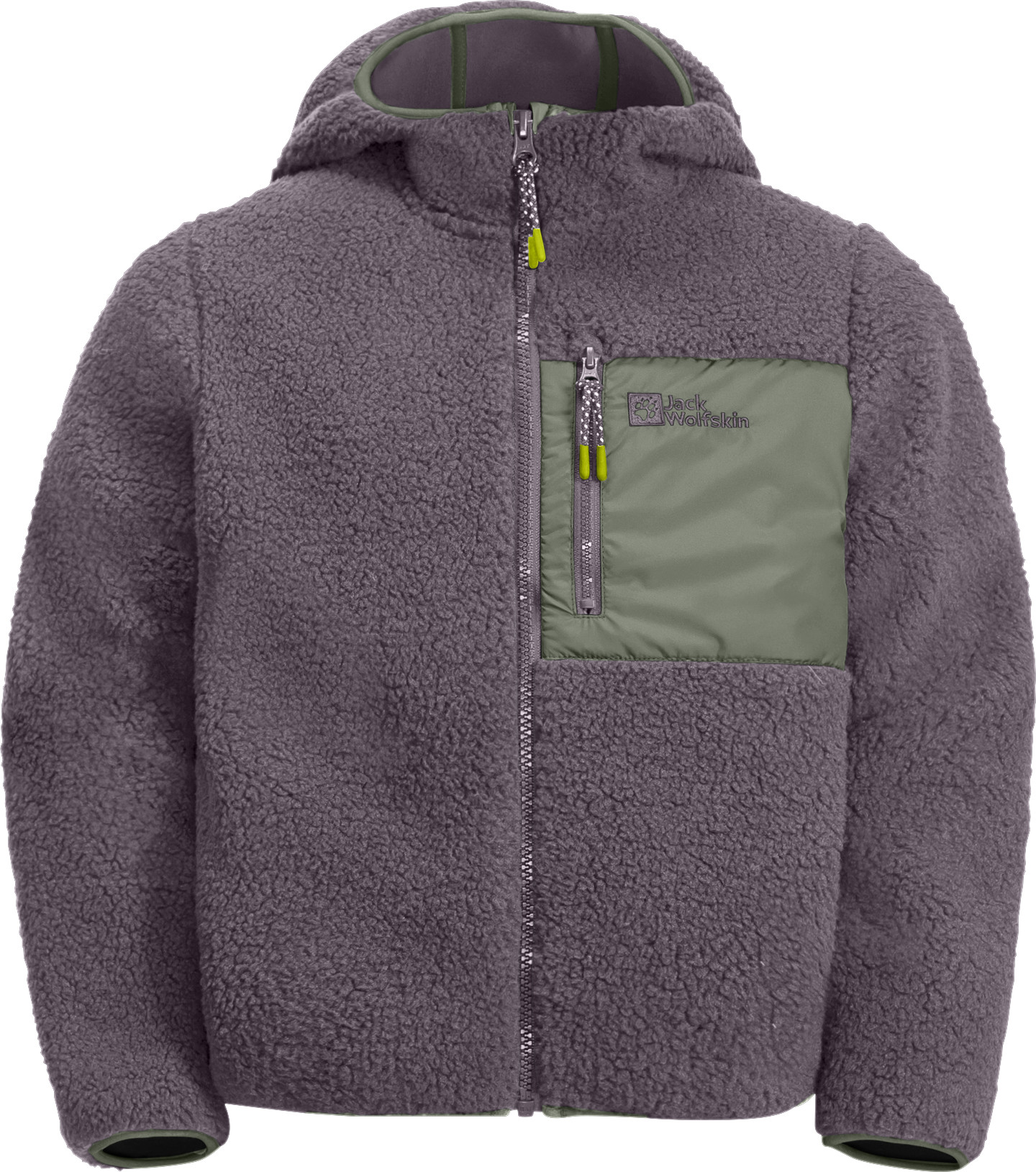 Jack Wolfskin Kids' Ice Curl Hood Jacket Lemon Ice