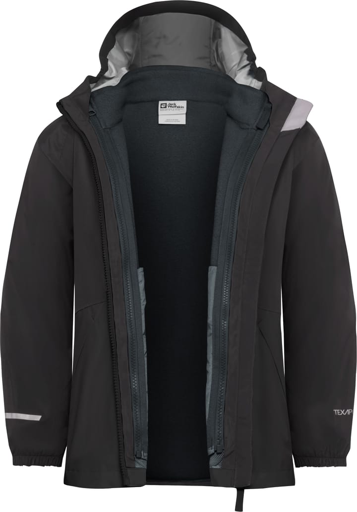 Jack Wolfskin Kids' Iceland 3-in-1 Jacket Black Jack Wolfskin Jack Wolfskin Kids' Iceland 3-in-1 Jacket Black Jack Wolfskin