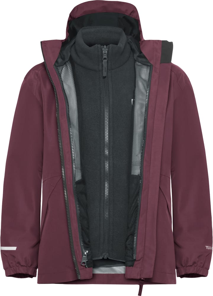 Jack Wolfskin Kids' Iceland 3-in-1 Jacket Amaranth Jack Wolfskin Jack Wolfskin Kids' Iceland 3-in-1 Jacket Amaranth Jack Wolfskin