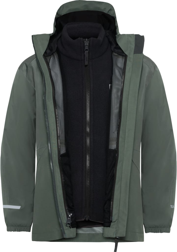 Jack Wolfskin Kids' Iceland 3-in-1 Jacket Slate Green / Slate Green Jack Wolfskin