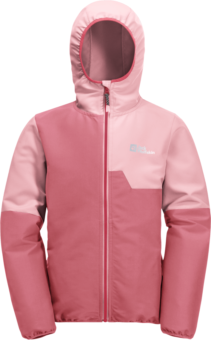Jack Wolfskin Kids' Turbulence Hooded Jacket Soft Pink