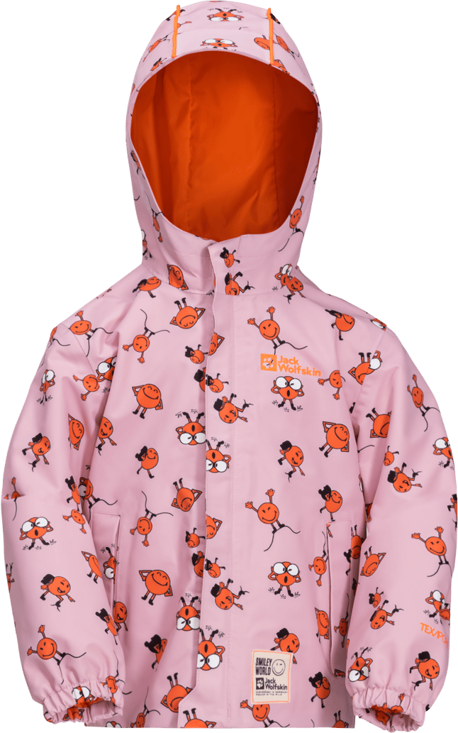 Jack Wolfskin Kids' Smileyworld 2-Layer All Over Print Jacket Icon Water Lily Jack Wolfskin