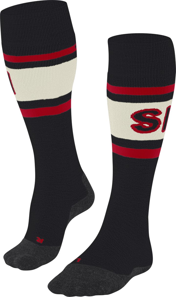 Falke Men's Falke Sk2 Intermediate Skiing Knee-High Socks Black Falke Falke Men's Falke Sk2 Intermediate Skiing Knee-High Socks Black Falke