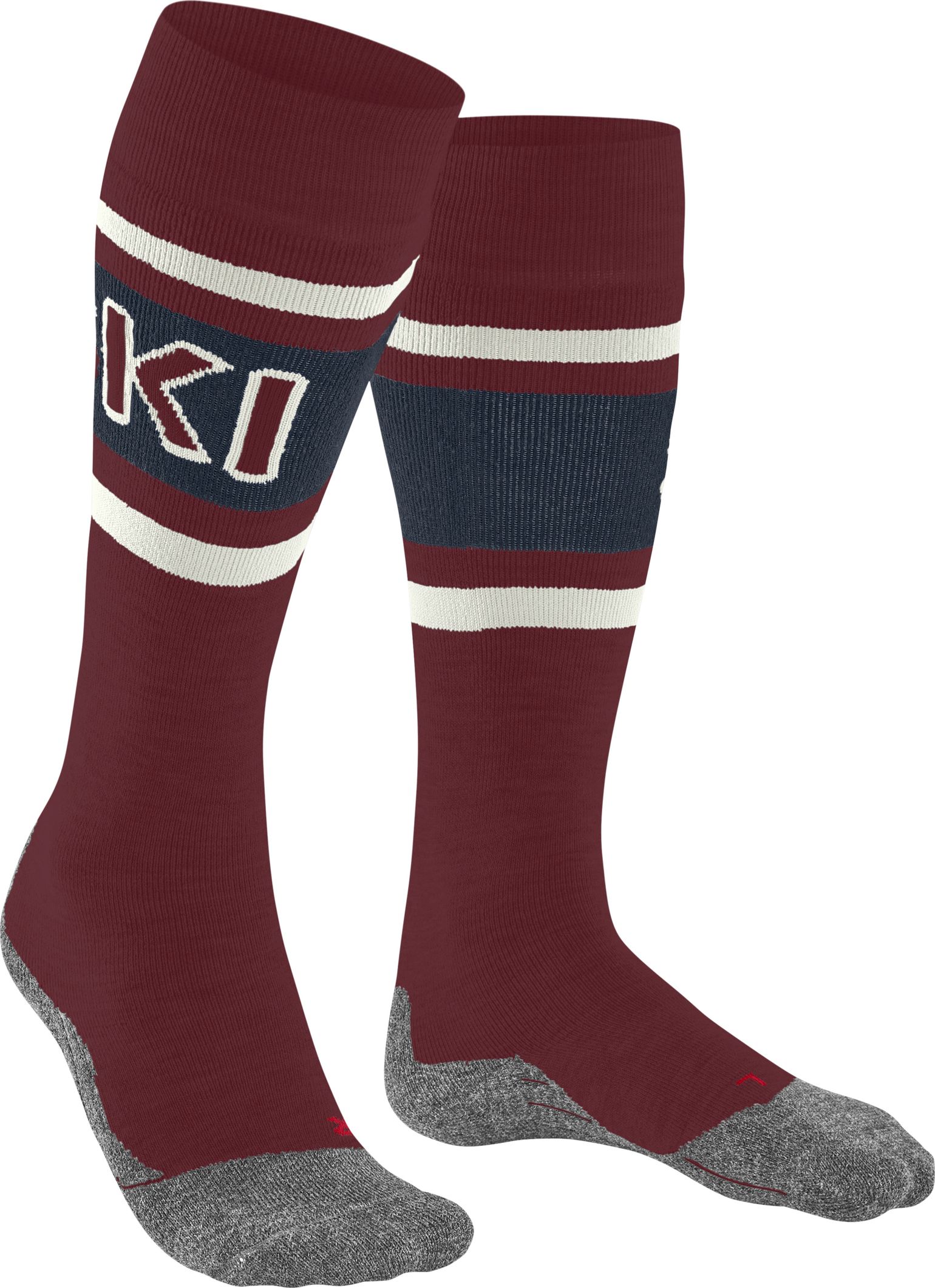 Falke Women's Falke Sk2 Trend Intermediate Skiing Knee-High Socks Merlot