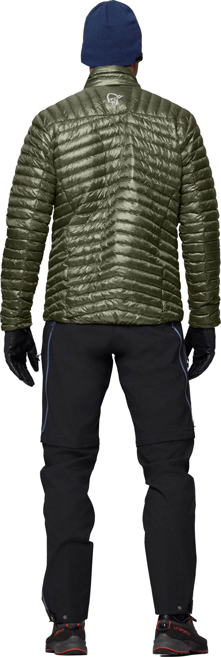 Norrøna Men's Trollveggen Superlight Down Jacket Deep Lichen Green Norrøna