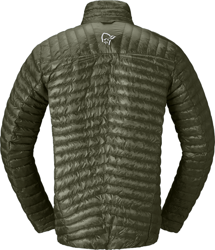 Norrøna Men's Trollveggen Superlight Down Jacket Deep Lichen Green Norrøna