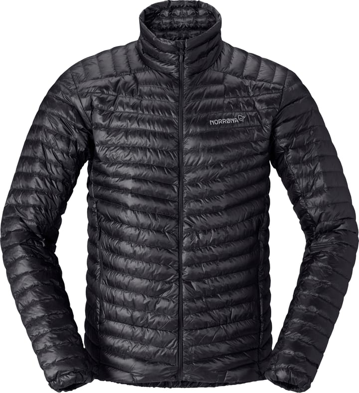 Norrøna Men's Trollveggen Superlight Down Jacket Caviar Black Norrøna