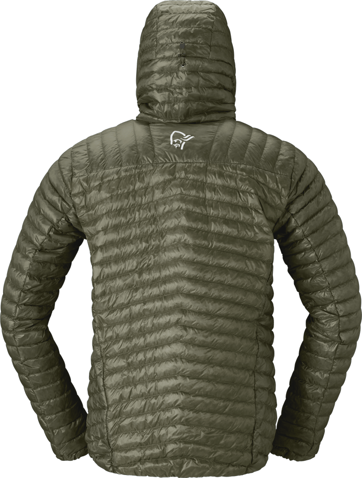 Norrøna Men's Trollveggen Superlight Down Hood Deep Lichen Green Norrøna