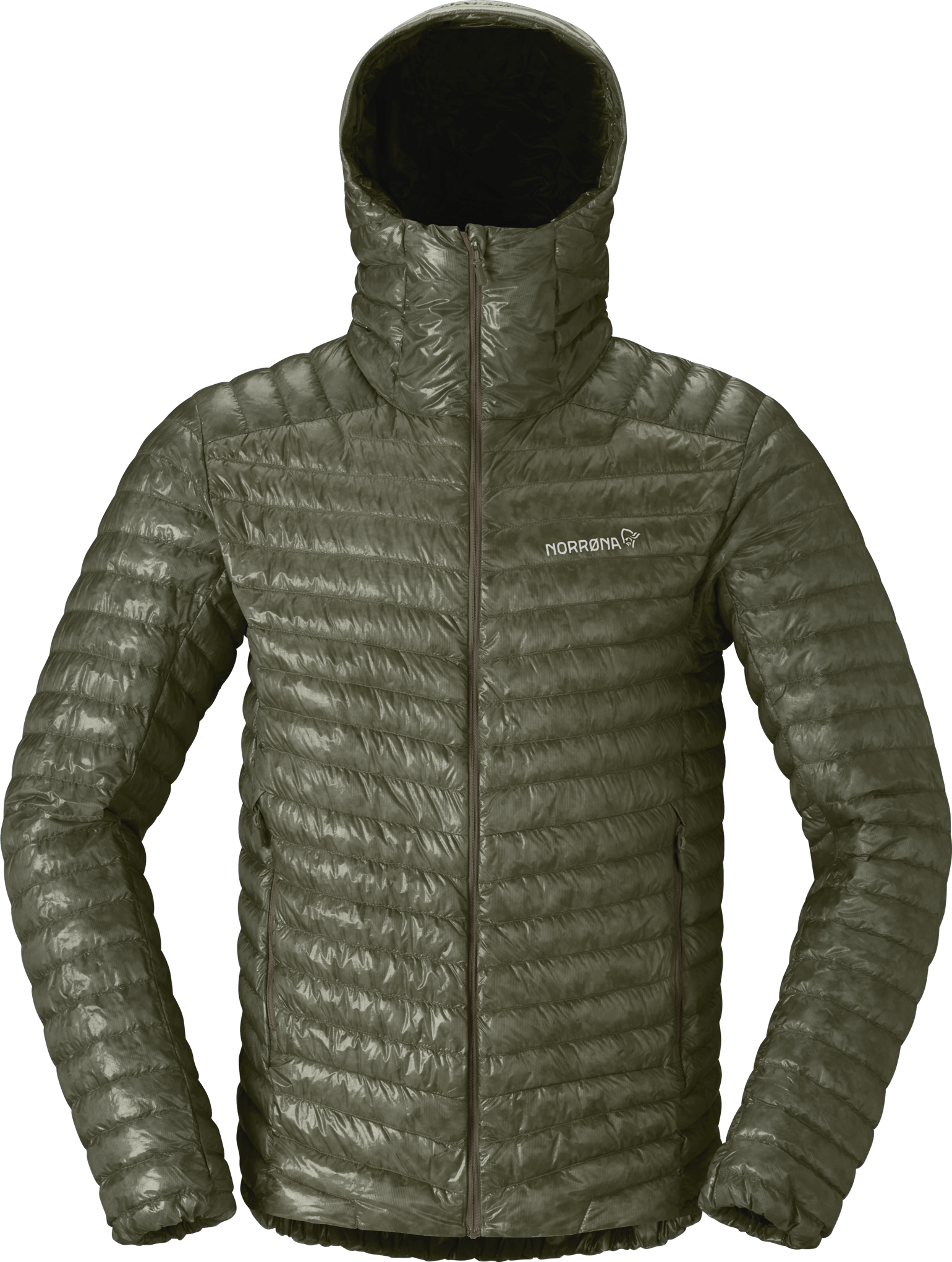 Norrøna Men's Trollveggen Superlight Down Hood Deep Lichen Green