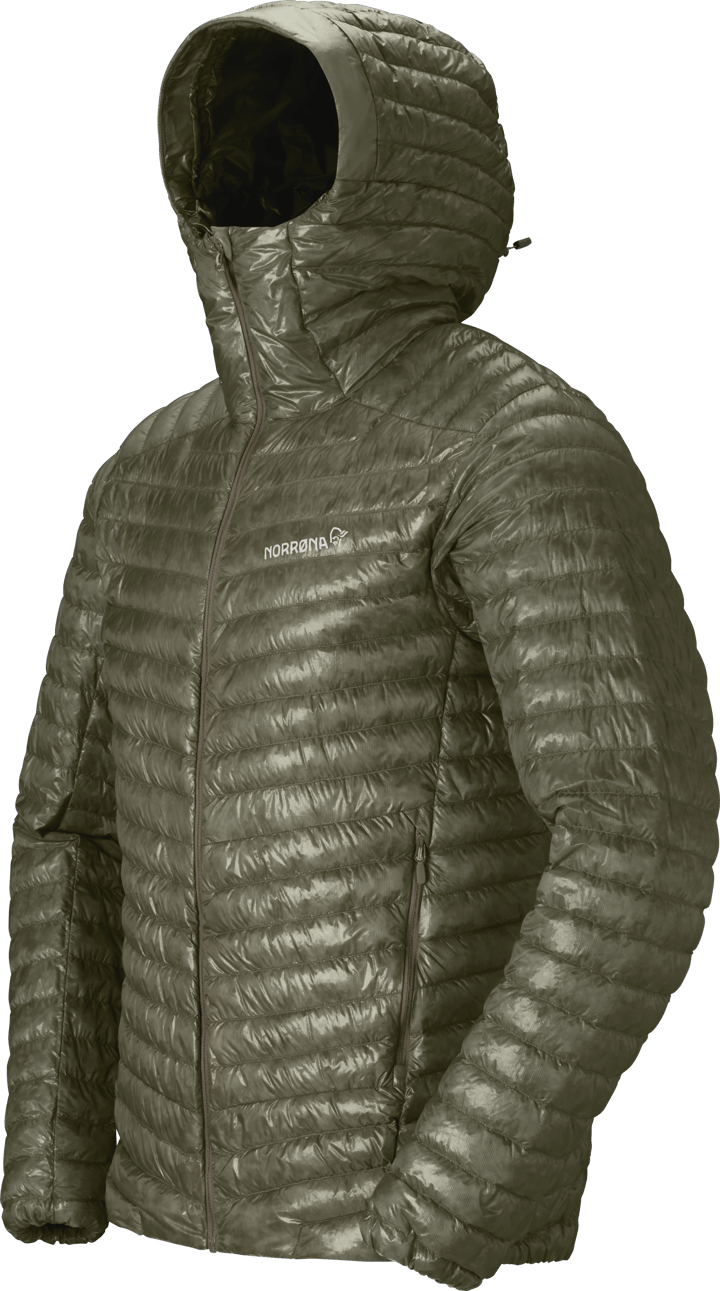 Norrøna Men's Trollveggen Superlight Down Hood Deep Lichen Green Norrøna