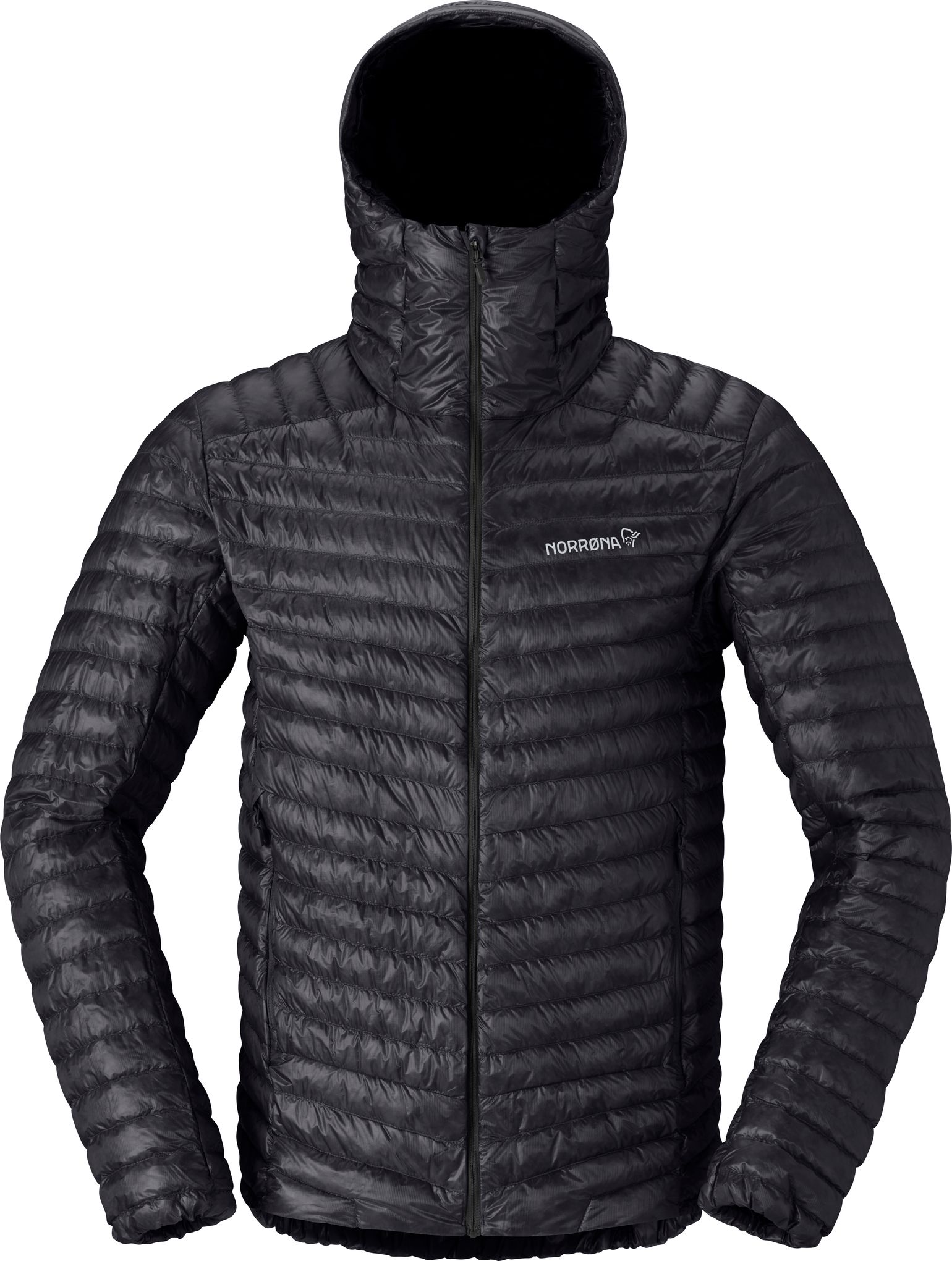 Norrøna Men's Trollveggen Superlight Down Hood Caviar Black