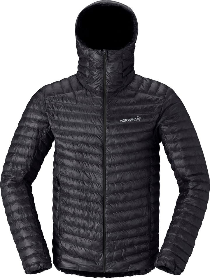 Norrøna Men's Trollveggen Superlight Down Hood Caviar Black Norrøna