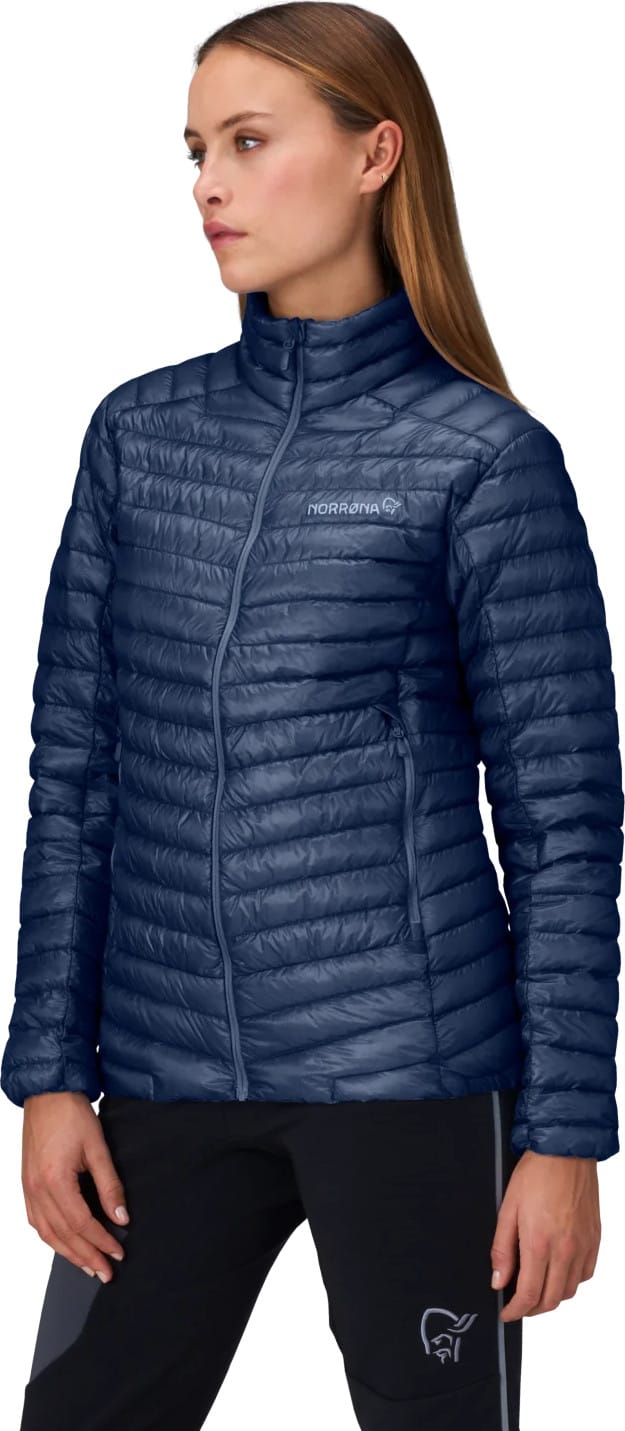 Norrøna Women's Trollveggen Superlight Down Jacket Indigo Night Blue Norrøna