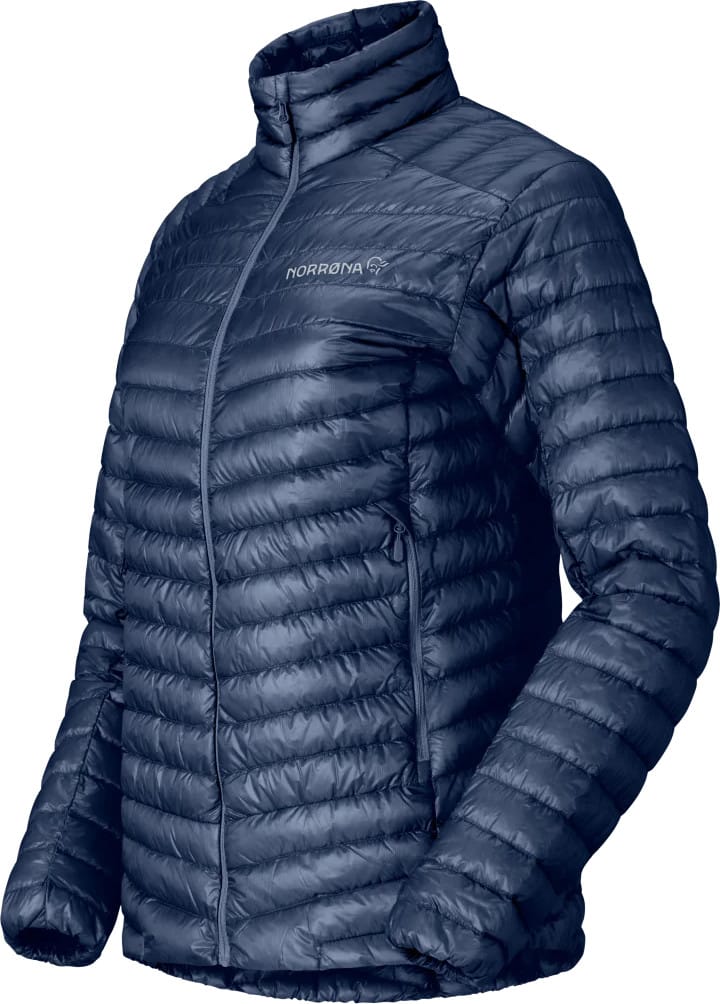 Norrøna Women's Trollveggen Superlight Down Jacket Indigo Night Blue Norrøna