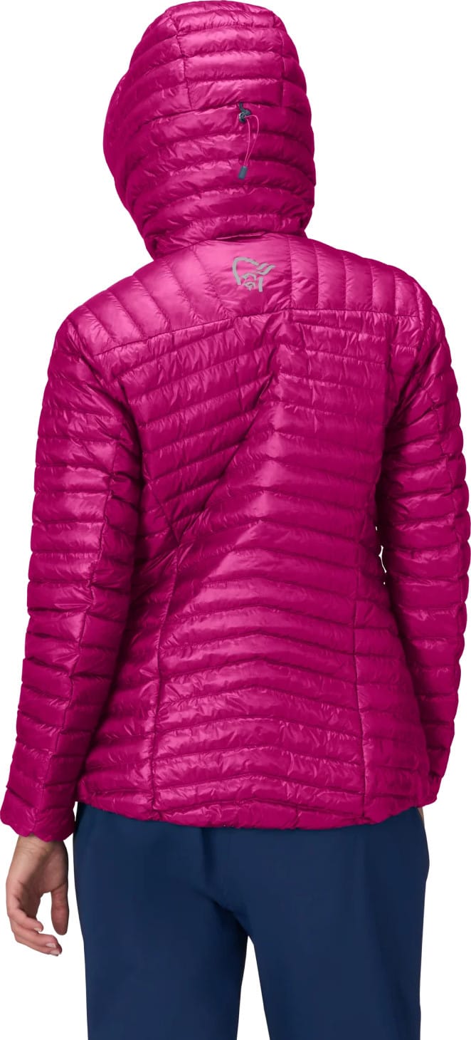 Norrøna Women's Trollveggen Superlight Down Hood Festival Fuchsia Norrøna
