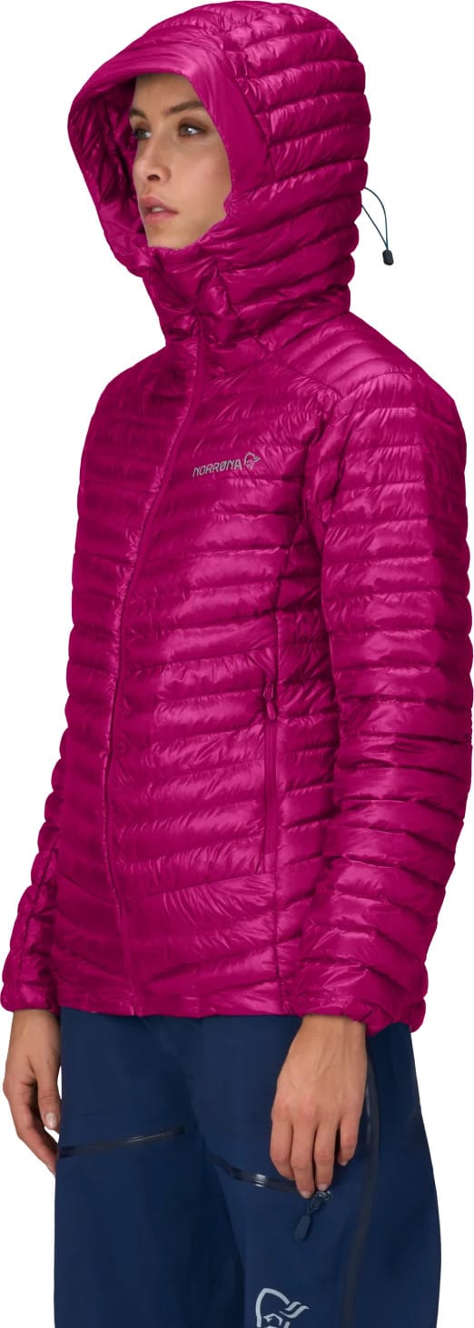 Norrøna Women's Trollveggen Superlight Down Hood Festival Fuchsia Norrøna