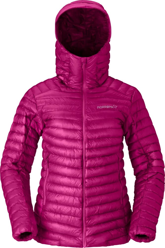 Norrøna Women's Trollveggen Superlight Down Hood Festival Fuchsia Norrøna