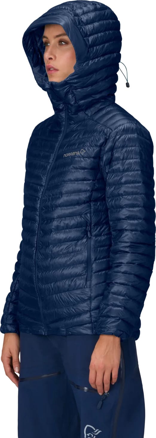 Norrøna Women's Trollveggen Superlight Down Hood Indigo Night Blue Norrøna Norrøna Women's Trollveggen Superlight Down Hood Indigo Night Blue Norrøna